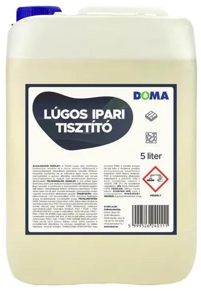 Doma lúgos ipari tisztítószer 5 Literes