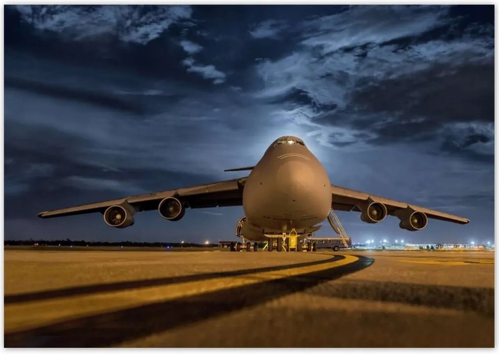 Poszterek 100x70 Nagy repülőgép repülőtér