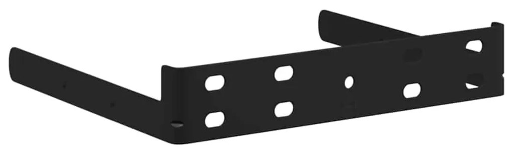 vidaXL Falpolc Falra szerelhető 2 pcs Piros 23 x 23,5 x 4 cm Faanyag