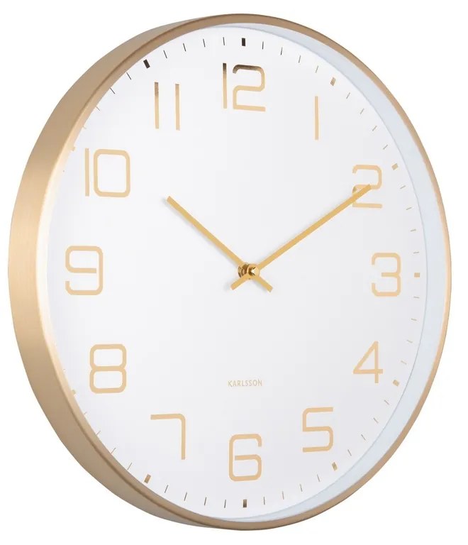 Karlsson 5973WH design falióra fehér, átmérő 40 cm