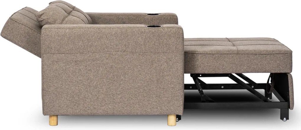 Dönthető fotel bézs, SOLOR