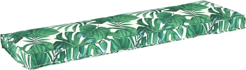 vidaXL Párna Levél Levél mintázat 140 x 40 x 8 cm Oxford Szövet