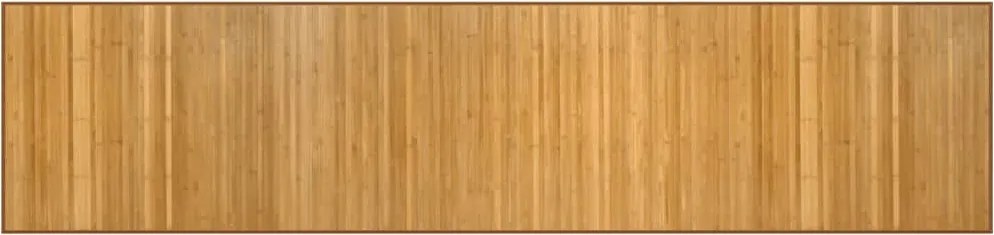 vidaXL négyszögletű természetes bambusz szőnyeg 70 x 300 cm