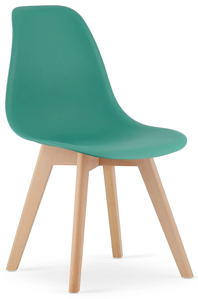 Zöld KITO szék bükkfa lábakkal