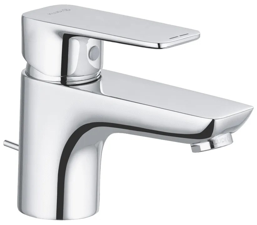 KLUDI Pure&amp;Style 60 mosdó csaptelep, egykaros, automata leeresztővel, króm