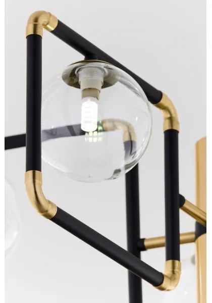 Jupiter 1985 - Csillár rúdon IBRA 5xG9/10W/230V fekete/arany