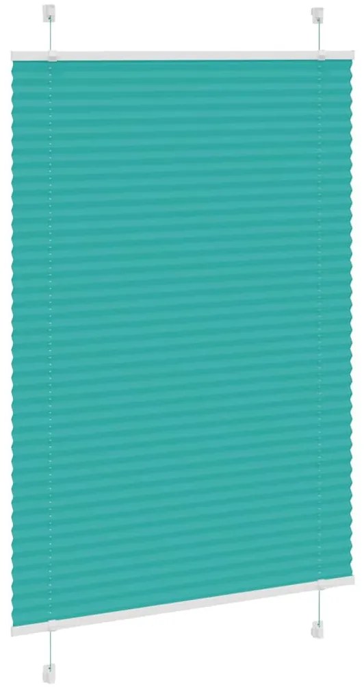 pliszírozott redőny Benzinzöld 95x150 cm szövetszélesség