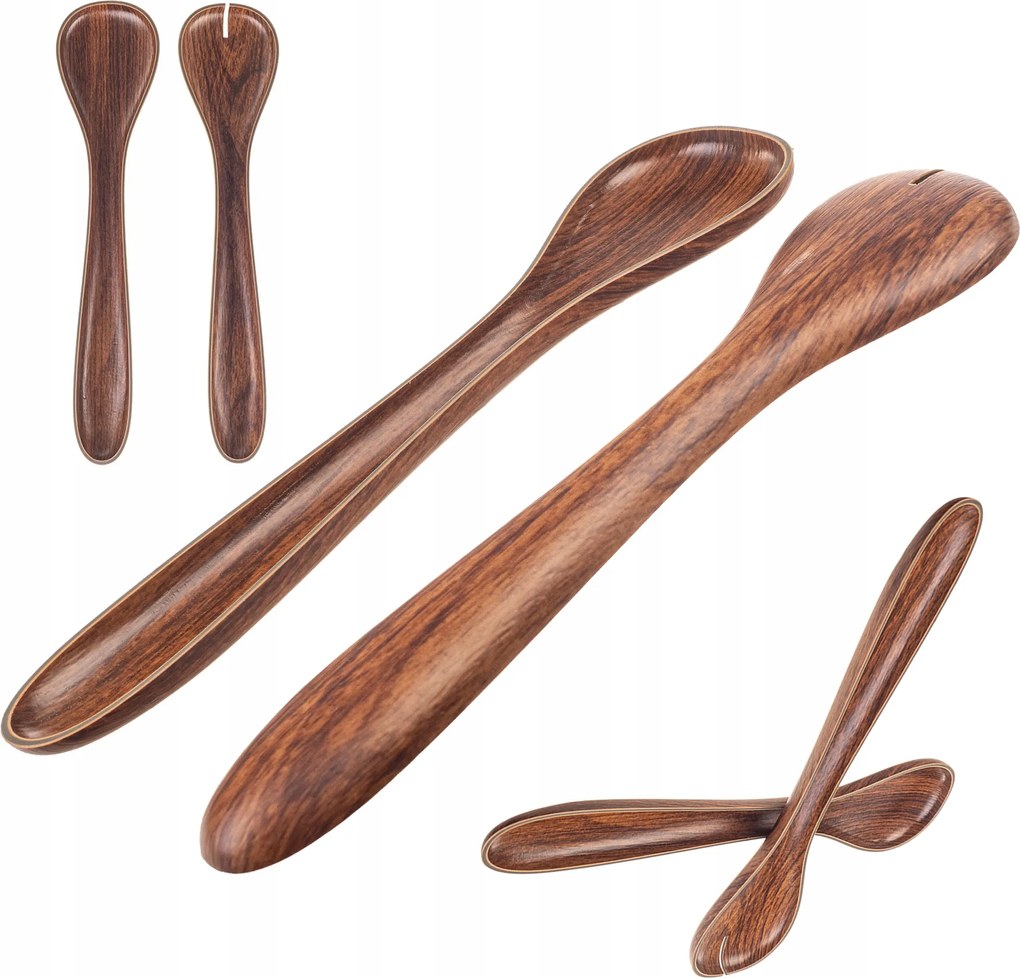 Saláta Kanál Saláta Műanyag Evőeszközök Hosszú Konyhai Kanál Szett 2x