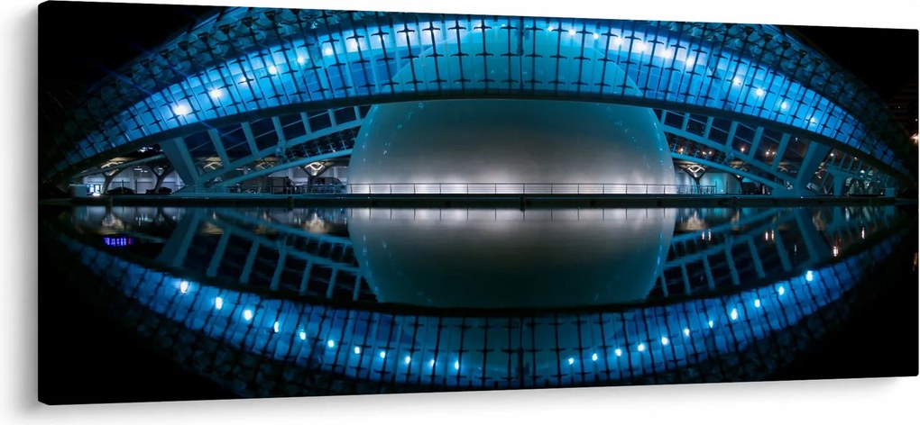Egy kép a futballstadionról (120x50 cm)
