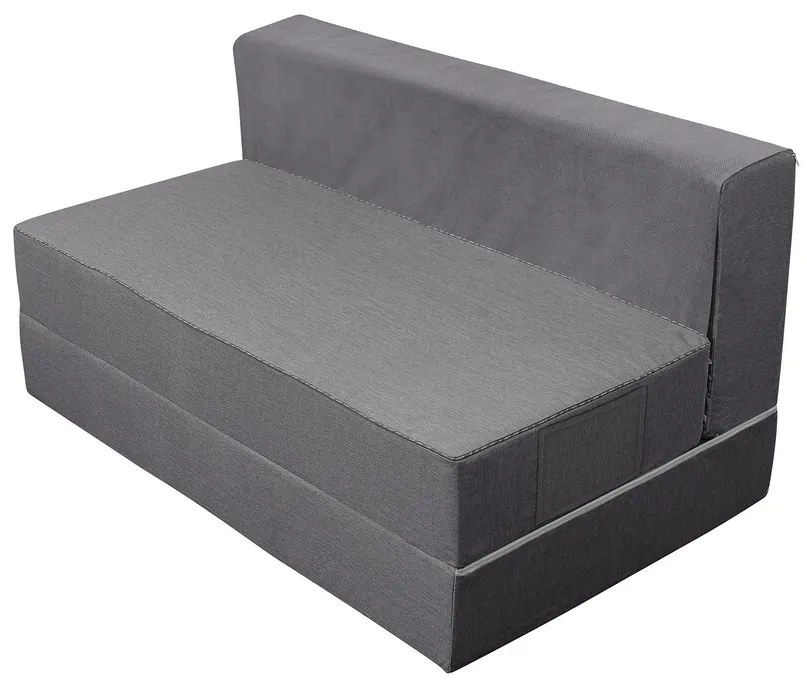 Urban Living Kihúzhatós kanapé Bedora 136x80x40 cm Szürke / szürke virág