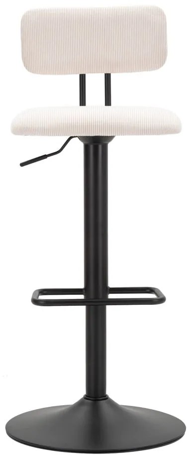 Fehér-fekete állítható magasságú bárszék (ülésmagasság 61 cm) Tina – Mauro Ferretti