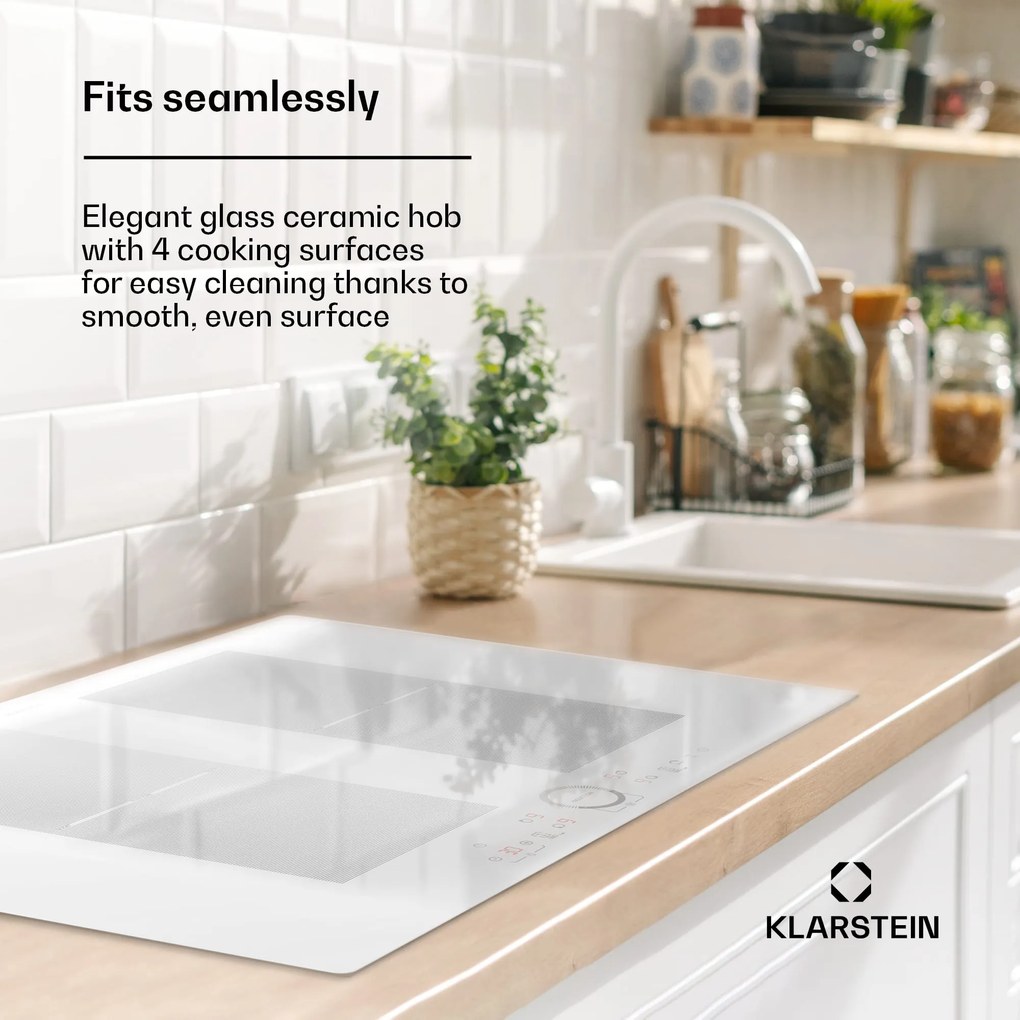 Klarstein Delicatessa 77 Flex beépíthető indukciós főzőlap 4 zóna 7000 W