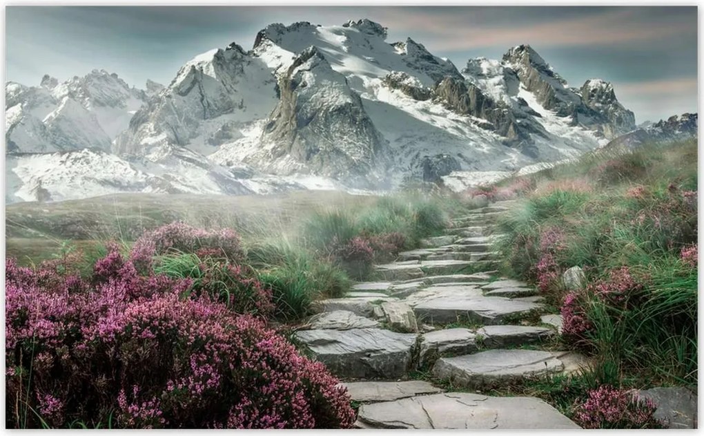 Fotótapéták 520x318 Hegyi kilátás Tájkép Köd