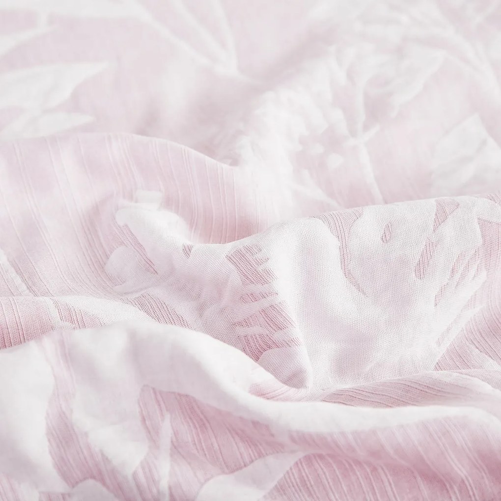 Alabama rózsaszínű jacquard ágynemű, 140 x 200 cm, 70 x 90 cm