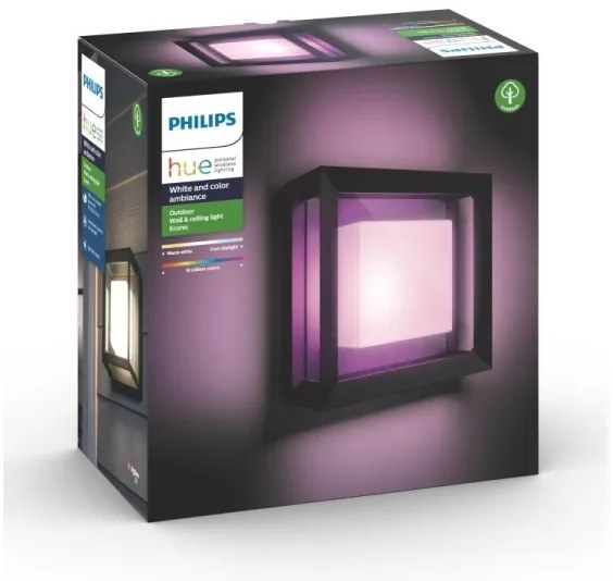 Philips 17438/30/P7 - LED RGB Kültéri lámpa Hue ECONIC LED/15W/230V IP44