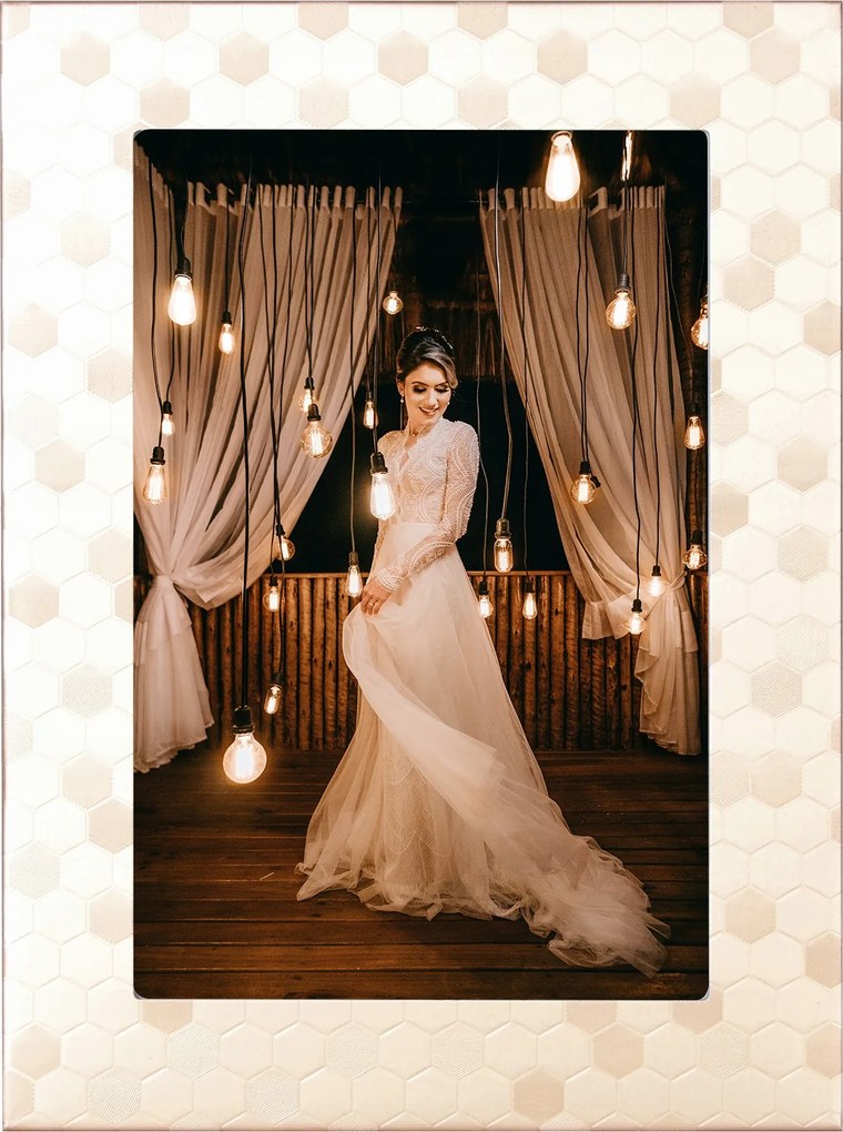 Fém Képkeret Fotókeret 10x15 cm