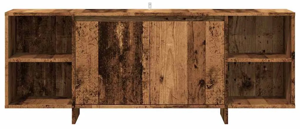 antik fa színű szerelt fa TV-szekrény 130 x 35 x 50 cm