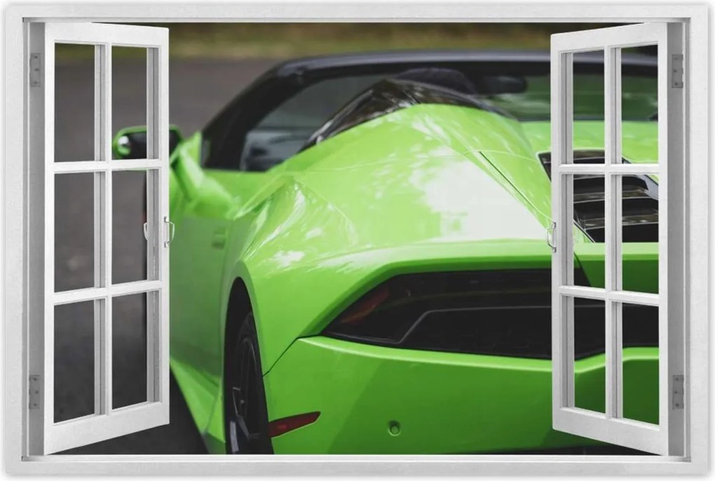 Poszterek 60x40 Zöld autó