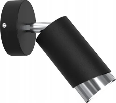 Ewilight Fali lámpa állítható fali lámpa eye cső GU10 fekete/króm