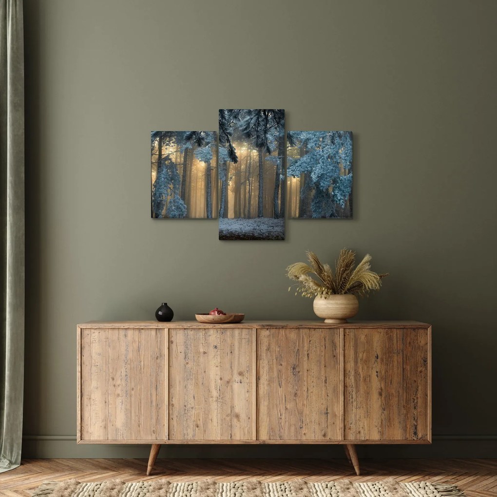 A havas erdő képe (90x60 cm)
