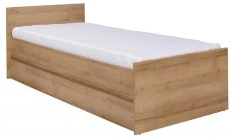 Egyszemélyes ágy 80 cm Cortez C 08 (riviera tölgy) ( ágyráccsal). 1004890