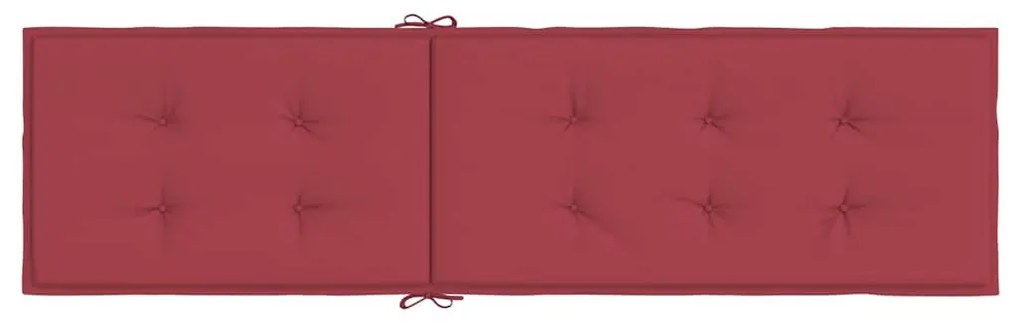 bordó nyugágypárna (75+105) x 50 x 4 cm