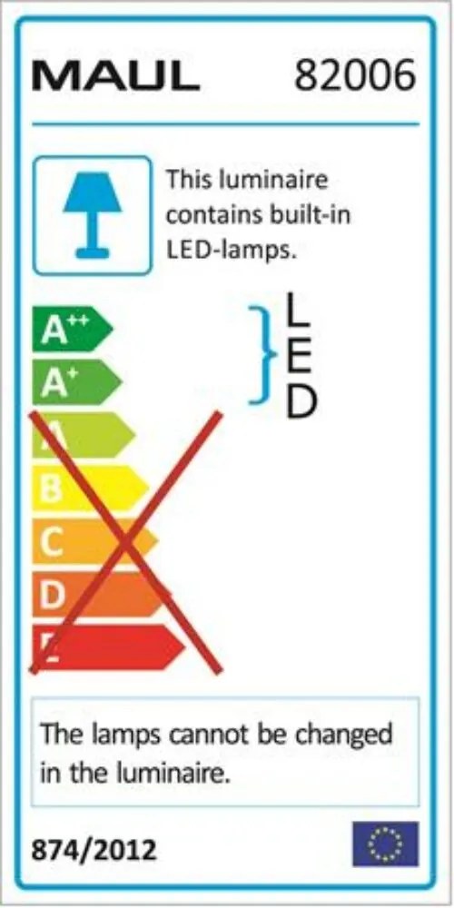 Asztali lámpa, LED, MAUL Joy , zöld (VLM8200652)