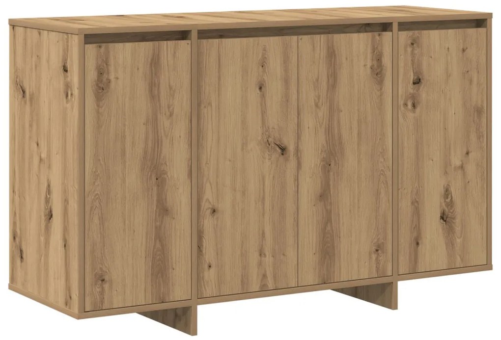Tölgy étkezőszekrény Művészi tölgy Szerelt fa 120 x 41 x 75 cm
