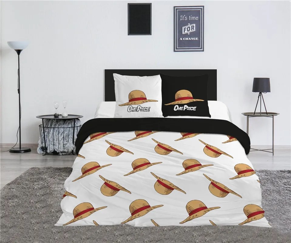 One Piece Hat dupla, kétszemélyes ágyneműhuzat 240×220cm, 65x65 cm