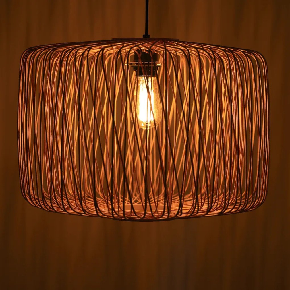 DIJK 55877-017 BAMBOO Többágú Függesztett Lámpa Bézs E27 IP20