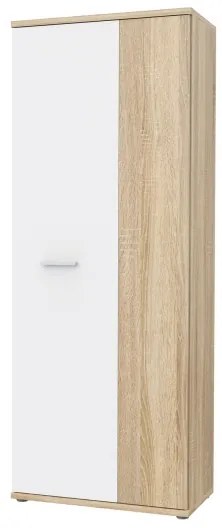 Komód/Cipőtartó SIMO sonoma tölgy/fehér