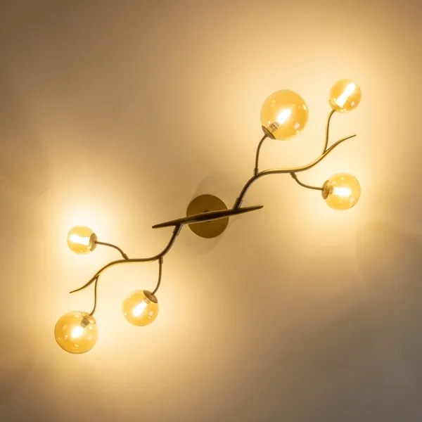 Brilagi - LED Felületre szerelhető csillár MISTEL 6xG9/3W/230V arany