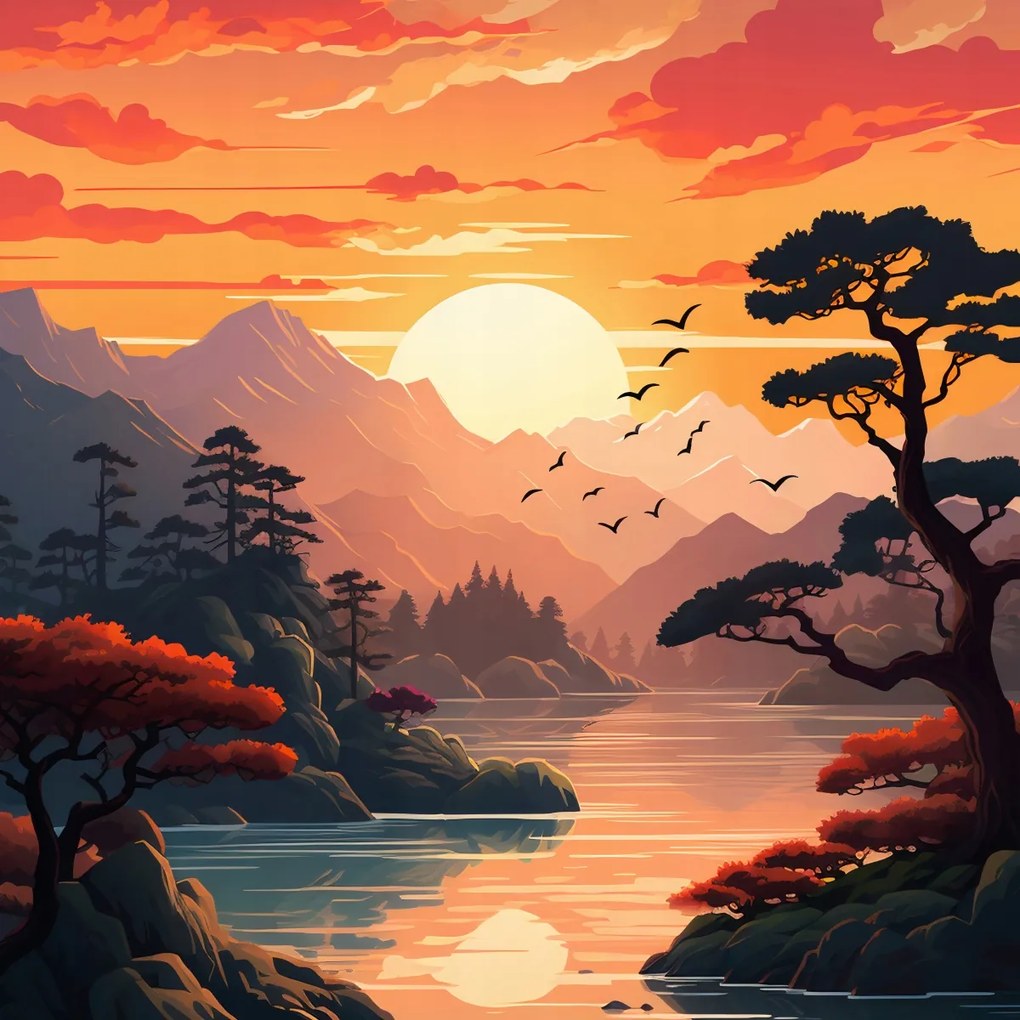 Poszter 80x80cm Arany Nyugat