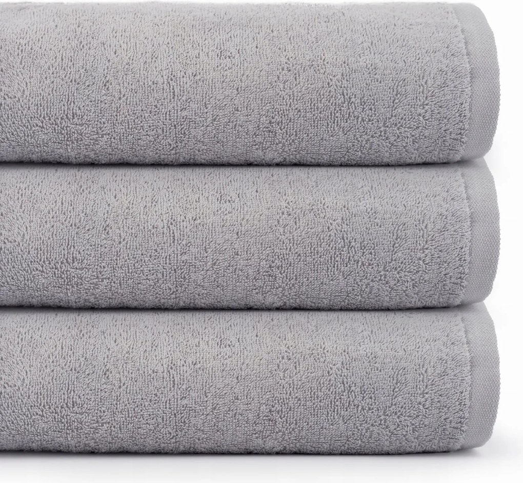 Frottír Fürdőszobai Törölköző 50x90 Primo Világosszürke