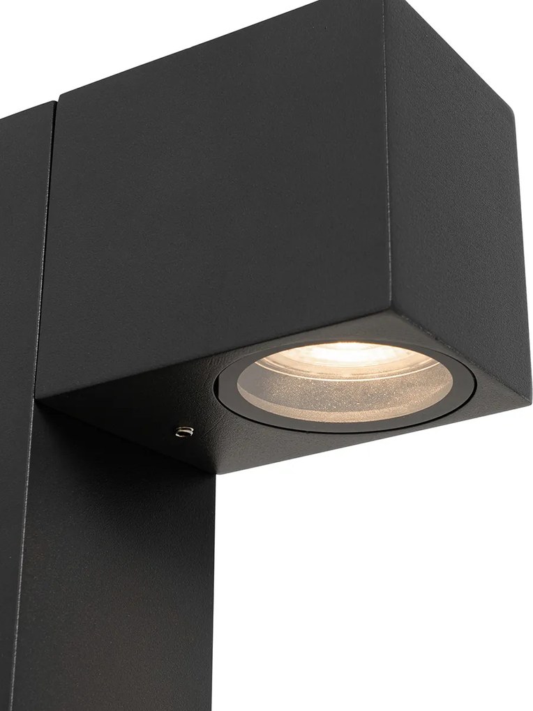 Ipari kültéri állólámpa sötét szürke 80 cm IP44 - Baleno