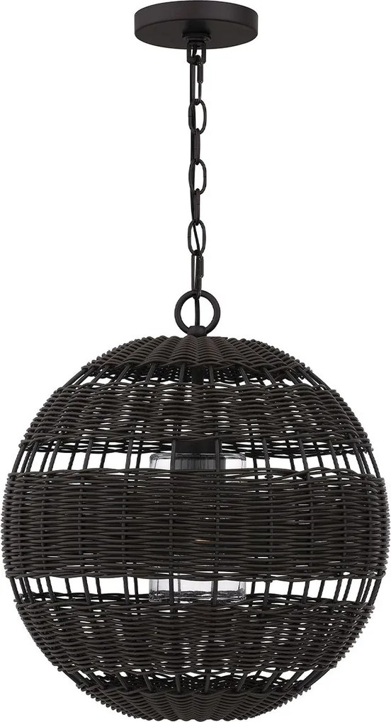 Quoizel boho kültéri függeszték lindendale barna elsqz-lindendale-pwt IP44