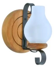 Fali lámpa ROATA 1xE14/40W/230V bükkfa