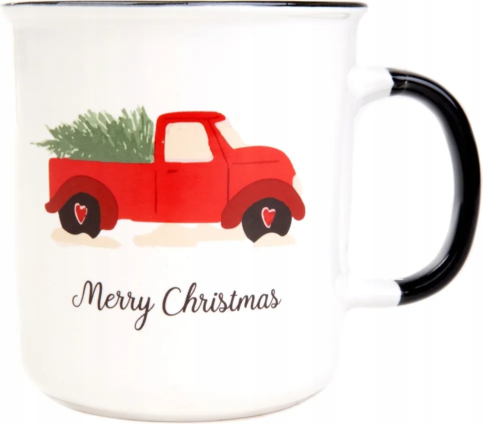 Ringi bögre piros kisautóval nagy 0,65 l Homla