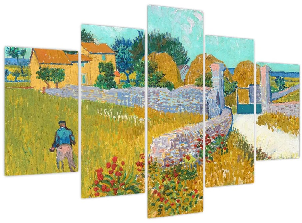 Kép - Vincent van Gogh, Farmhouse in Provence, reprodukciók (150x105 cm)