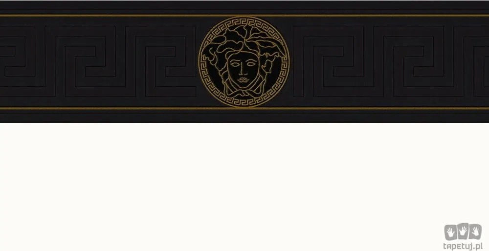 Dekorációs Szalag Border Fekete-arany Versace 5 M X 13 CM