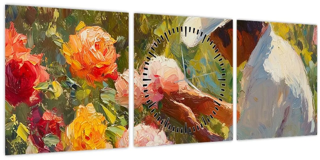 Kép - Kertész (órával) (90x30 cm)