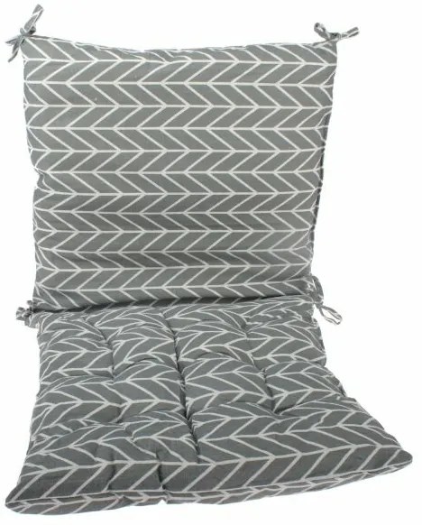 Székpárna és háttámla szürke, 40 x 40