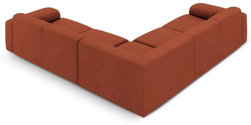 Narancssárga sarokkanapé (variálható-L alakú) Molino – Micadoni Home