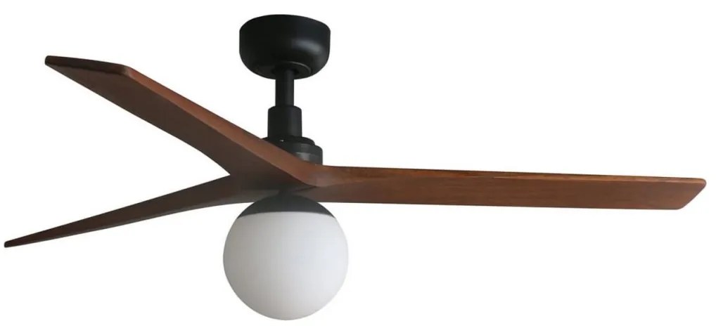 FARO 34277-11L - Mennyezeti ventilátor KLIM M 1xE27/15W/230V dió/fekete + távirányító