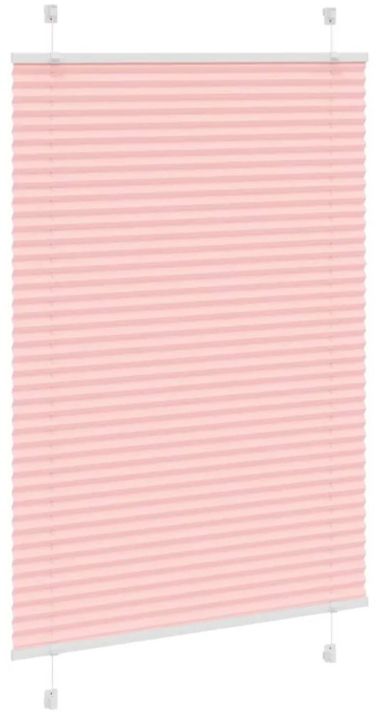 pliszírozott redőny rózsaszín 90x150 cm szövetszélesség 89,4 cm