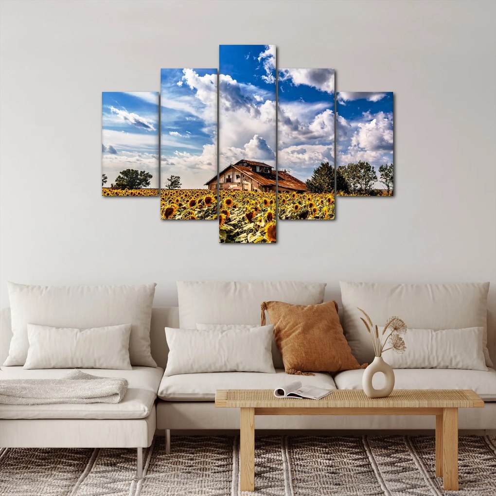 Napraforgó mező képe (150x105 cm)