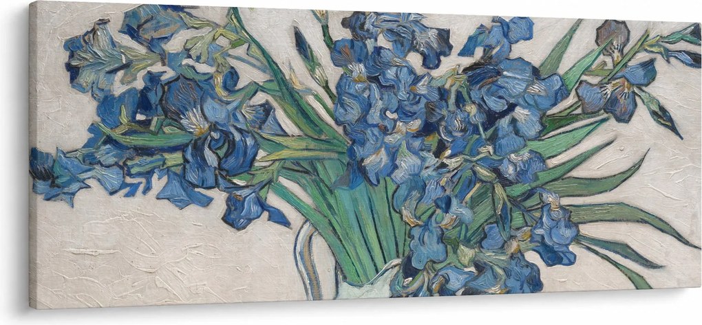 Kép - Vincent van Gogh, Irises, reprodukciók (120x50 cm)