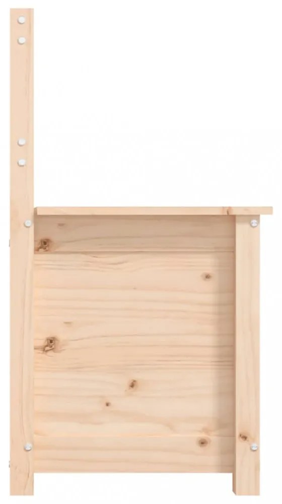 tömör fenyőfa pad 80 x 41 x 77 cm