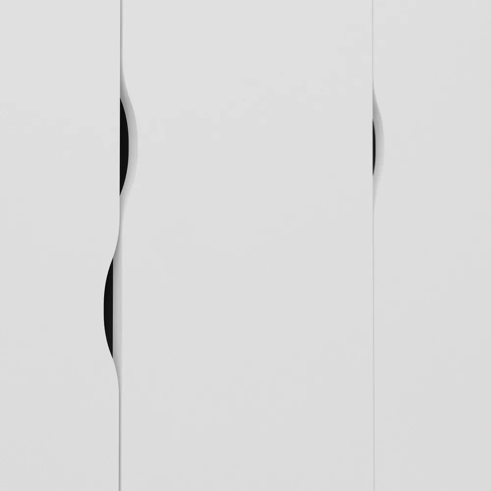 Oslo fehér ruhásszekrény, 147 x 200 cm - Tvilum