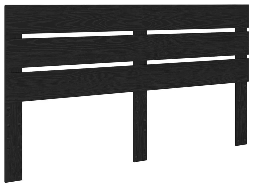 vidaXL Ágykeret fiókkal fejtámlával Fekete tölgy 180 x 200 cm Faanyag